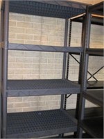 Three shelving units -