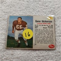 1962 Post Cereal Gene Hickerson