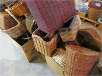 Large lot of wicker