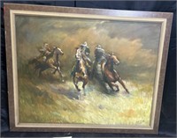 "Three Horsemen" Painting