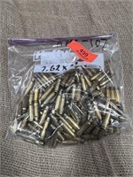 approx. 107 7.62x39 brass shells