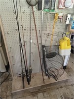 Store shelf/Fishing stuff