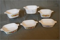 6pcs Corning Ware Spice of Life, Cornflower &