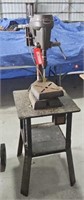 Dunlap bench top drill press on stand