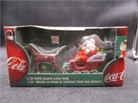 Coca-Cola Santa Sleigh Die Cast