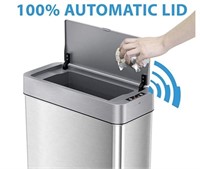 iTouchless 4 Gallon Slim Sensor Garbage Can