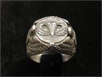 Sterling Silver Airborne Ring