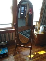 Wooden Free Standing Full Length Mirror