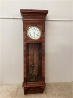 Walnut Mercury Pendulum Wall Clock