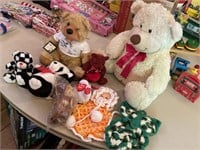 prayer bear, stuffed animals, graduation dog,