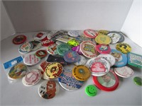 GROUP LOT OF OLD ASSORTED PIN BACKS