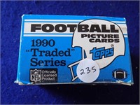 1990 Topps "Traded" Series Football Cards