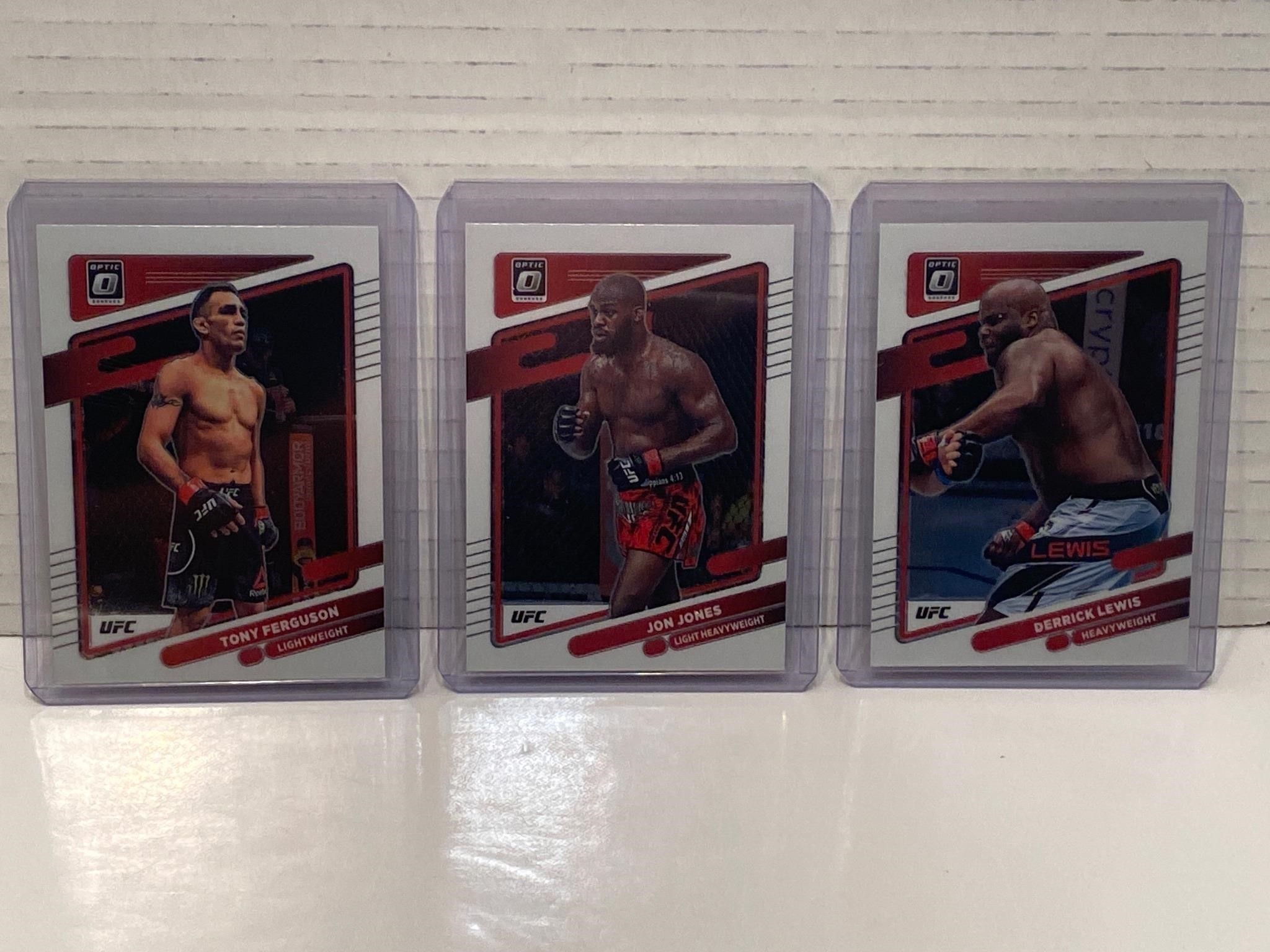 3 X UFC Card Lot