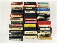 Collection Of 8 Track Tapes