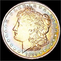 1884-O Morgan Silver Dollar CLOSELY UNC