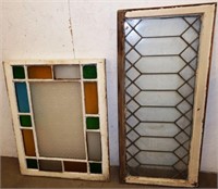 Stained Glass & Leaded Glass Windows / Sash Panels