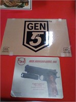 Gen 5 rubber sign/ Iver Johnson mouse pad