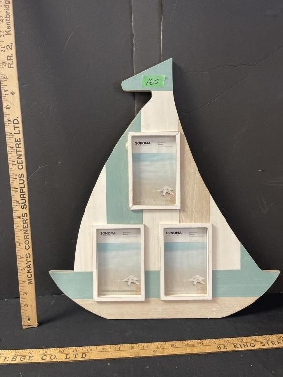 Sailboat picture frame