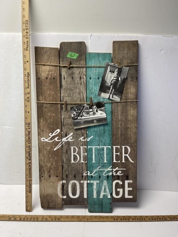 Wood sign- Life is Better at the Cottage