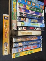 Kids VHS Movies Lot of 15