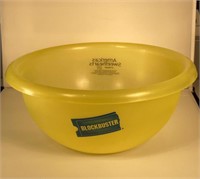 Vtg BLOCKBUSTER Popcorn Bowl 11? in diameter by