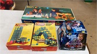Lot of 3 Building Sets and Crayola Glow Dome