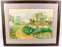 Art Original Edwards Cottage Landscape Painting