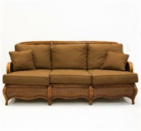 Furniture Patio Wicker Couch/ Loveseat