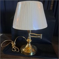 Brass Extending Table Lamp