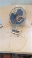 12" oscillating fan