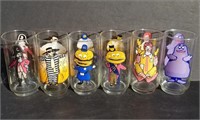 Vintage McDonalds Character Glasses 6pc Set