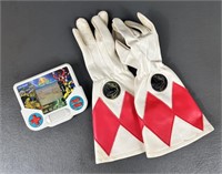 Mighty Morphin Power Rangers Gloves & Game