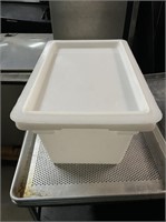 White food box 4.75 gallon with lid