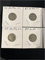 Vintage lot of Buffalo Nickels 1930’s