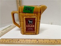 Logan DeLuxe Scotch Whiskey Scotland Pitcher