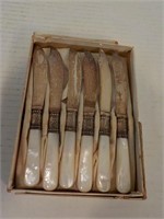 Mother of Pearl knife set