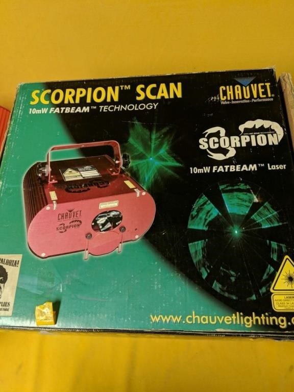 Scorpion scan Fatbeam laser, no cords included.