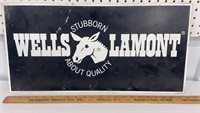 Wells Lamont double sided sign