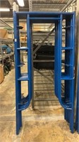 Blue scaffolding set