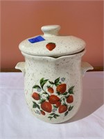 Porcelain Grease Jar- Has Damage