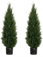 Weitaisi 3.5ft Artificial Cedar Topiary Tree Potte