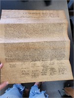 Constitution replica paper