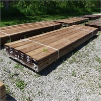 72 pcs. 1" x 8" x 12' PRESSURE TREATED LUMBER