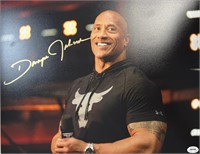 Dwayne Johnson Signed 11x14 with COA