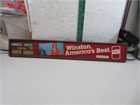 Winston Cigarettes Price Sign 24" x 3&5/8"