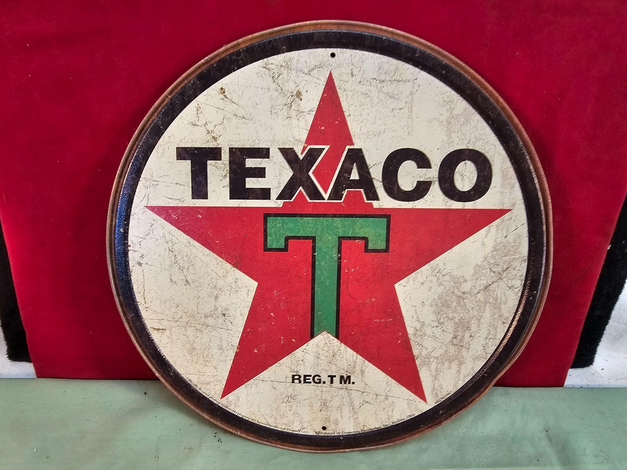 METAL TEXACO SIGN