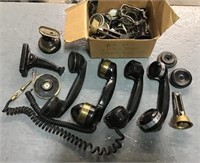 Vtg. telephone parts