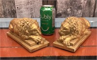 Chalkware lions (not marked)
