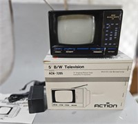 Vintage Action Portable Television in Box Complete
