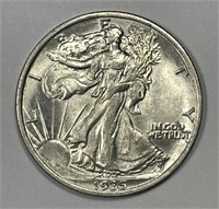 1935 Walking Liberty Silver Half Uncirculated UNC